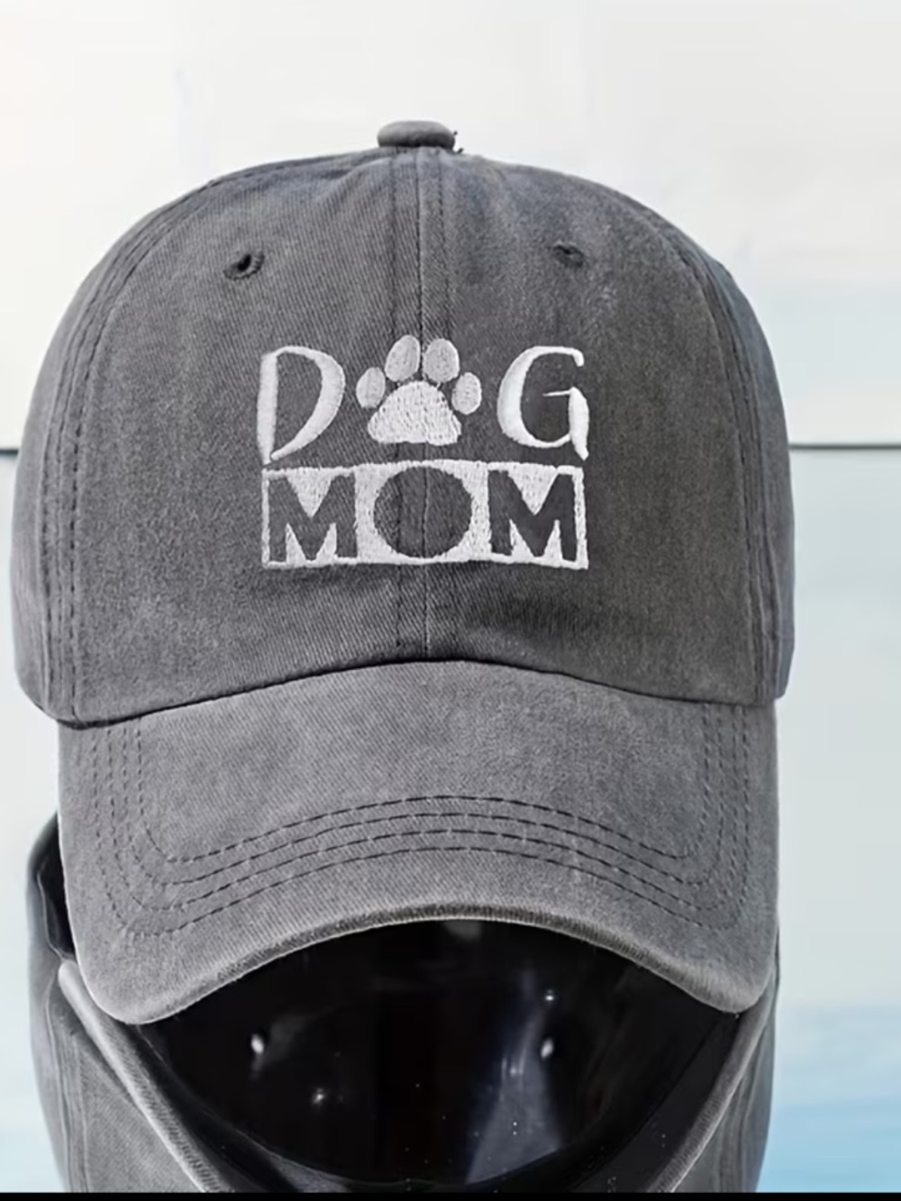 New Dog Mom Embroidered Baseball Hat